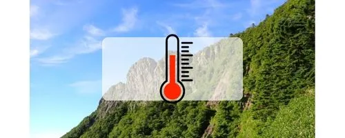 石鎚山の気温