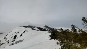 山頂から会津駒ヶ岳