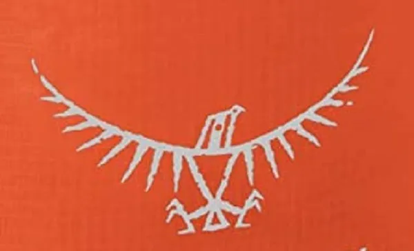 オスプレーリュックのロゴ